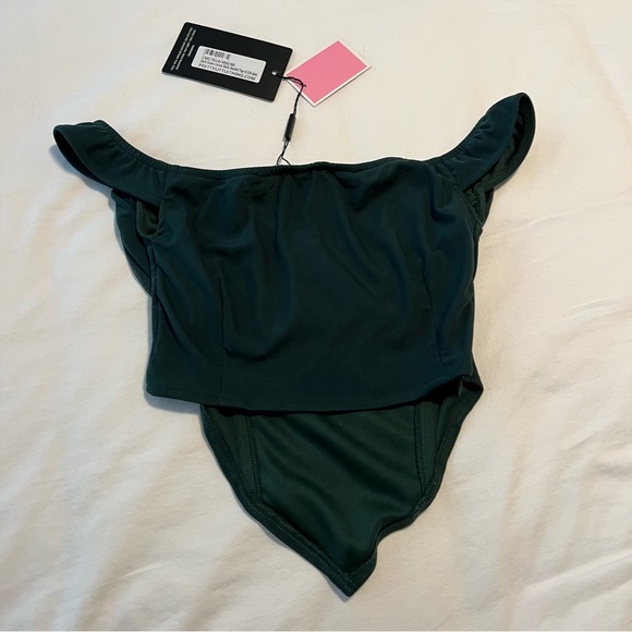 Green Corset Top - Picture 3 of 4